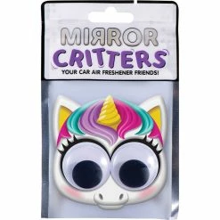 Cheap 🛒 MIRROR CRITTERS Mirror Critter Air Freshener - Unicorn Cotton 🍬 Candy 💯